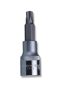 Zástrčné hlavice Torx, 1/4", velikosti T6-T40, délka 37 mm - JONNESWAY, Velikost: T27