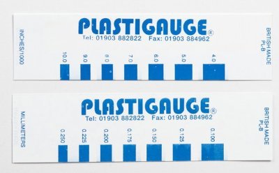 Plastigage-měření tolerance ložisek (různé velikosti), Rozměr: 0.025-0.175 mm