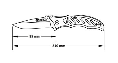 Zavírací nůž KS TOOLS 907.2220