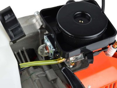 Motorová kosa - křovinořez 1,3 kW, benzinový, kotouče, nože, maska, struny
