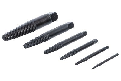 Vytahováky zalomených šroubů M3-M12, sada 6 ks - BGS 8549