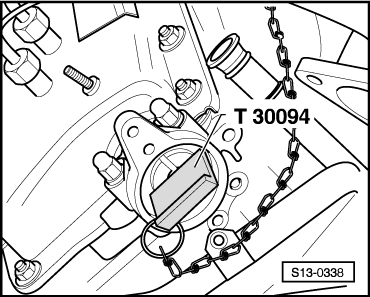 Přípravek na aretaci motorů VW a Audi 2.5 V6, 3.3 V8 TDI - QUATROS QS10316