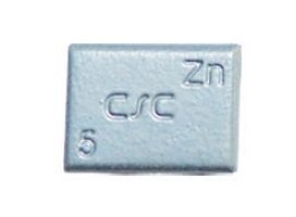 Závaží samolepící zinkové ZNC, šedý lak, různé hmotnosti, Varianta: ZNC 35 g. šedý lak. 1 ks