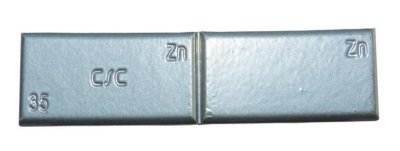 Závaží samolepící zinkové ZNC, šedý lak, různé hmotnosti, Varianta: ZNC 5 g. šedý lak. 100 ks