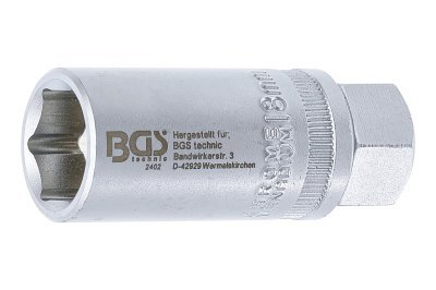 Klíč na svíčky 18 mm 1/2" s pružinou- BGS 2402