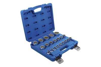 Hlavice nástrčné 1/2" 8-36 mm, sada 21 dílů - BGS 2267