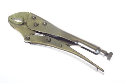 Rychloupínací, samosvorné kleště 250 mm, oblé čelisti - QUATROS QS53018