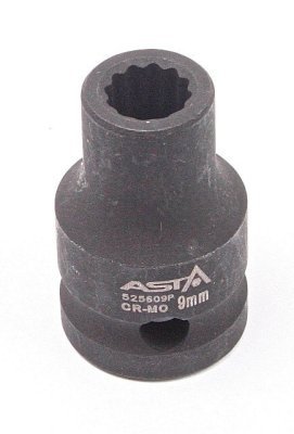 Hlavice nástrčné úderové 1/2", 12hranné, různé rozměry - ASTA, Velikost: 30 mm