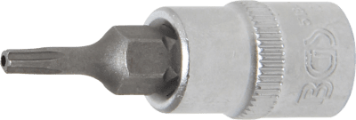 Hlavice zástrčné 1/4" Torx TS, pěticípé s otvorem (různé velikosti) - BGS, Profil: Torx,Velikost: TS40