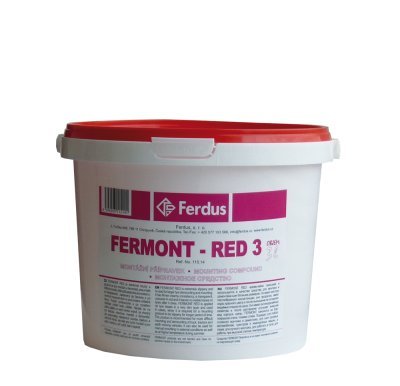 Montážní přípravek FERMONT RED, červený, různé objemy - Ferdus, Objem: 5 L