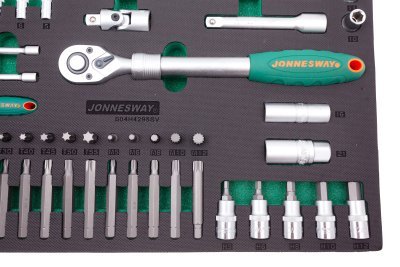 Modul - velká gola sada 1/4" a 1/2", s příslušenstvím, 95 ks - JONNESWAY S04H4295SV
