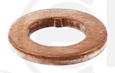 Těsnění pod vstřikovače diesel common rail, měděné, různé rozměry, Velikost: 7.1x15x1.56 mm