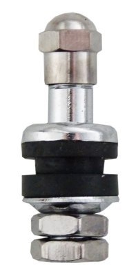 Bezdušové ventily MOTO VS-8, různé druhy, chromované, pro motocykly - Ferdus, Varianta: MOTO VS-8-90. délka 62 mm. průměr 16 mm