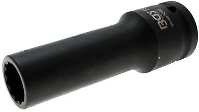 Nástrčné hlavice úderové, 12hranné, prodloužené, 1/2" , různé rozměry - BGS technic, Velikost: 35 mm
