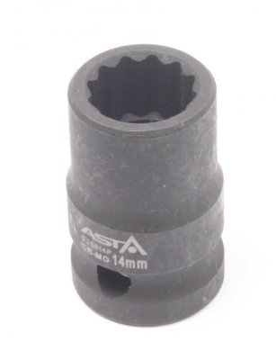 Hlavice nástrčné úderové 1/2", 12hranné, různé rozměry - ASTA, Velikost: 19 mm
