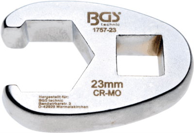 Klíče ploché otevřené 1/2", různé rozměry - BGS technic, Velikost: 22 mm