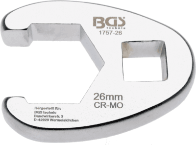 Klíče ploché otevřené 1/2", různé rozměry - BGS technic, Velikost: 24 mm