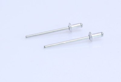Trhací nýty hliník-ocel, různé rozměry, s plochou hlavou, balení 100 ks - ASTA, Velikost: 4.0x12.7 mm