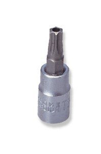 Zástrčné hlavice Torx s otvorem, 1/4", 6hranné, velikosti T6-T40, délka 37 mm - JONNESWAY, Velikost: TT27