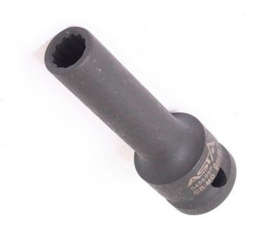 Hlavice nástrčné úderové 1/2", 12hranné, prodloužené 78 mm, různé rozměry - ASTA, Velikost: 18 mm
