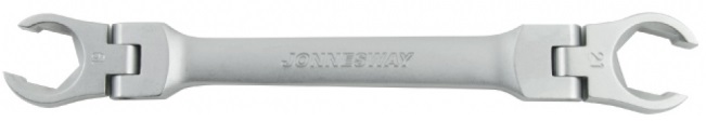 Očkové klíče na převlečné matice, dvojitý kloub, různé rozměry - JONNESWAY, Velikost: 10x11 mm