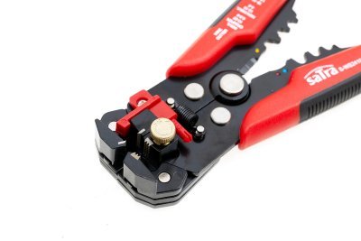 Kleště krimpovací, na odizolování a štípání kabelů, multifunkční, 0,2-6 mm - SATRA