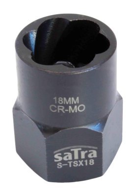Hlavice nástrčné na poškozené šrouby 3/8" a 1/2", různé rozměry - SATRA, Velikost: 17 mm
