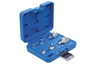 Redukce čtyřhrany 1/4", 3/8", 1/2", 3/4", různé adaptéry, sada 6 ks - BGS 199