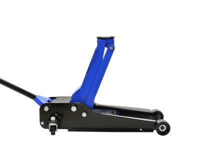 Pojízdný hydraulický zvedák 4t, nízkoprofilový, 95 - 550 mm, dvojitá pumpa - GEKO PREMIUM