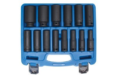 Hlavice 1/2" nástrčné tvrzené, úderové 10-32mm CrMo, sada - BGS 5207