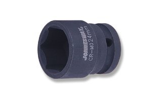 Nástrčné hlavice úderové, 1/2", 6-hranné, velikosti 8-36 mm - JONNESWAY, Velikost: 36 mm