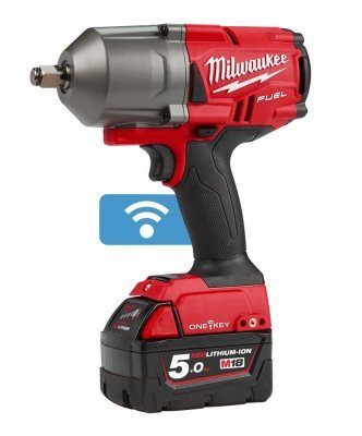 Milwaukee M18ONEFHIWF12-502X - M18 FUEL™ ONE-KEY™ ½″ rázový utahovák s pojistným kroužkem 4933459727