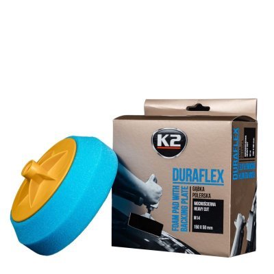 K2 DURAFLEX - Leštící houba na závit M14 - modrá