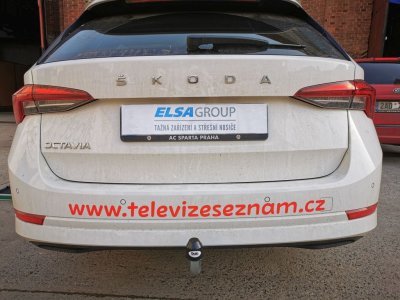 Tažné zařízení Škoda Octavia sedan 2013-2020 (III), pevné, Galia