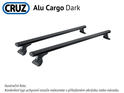Střešní nosič Dacia Dokker 13-, CRUZ ALU Cargo Dark
