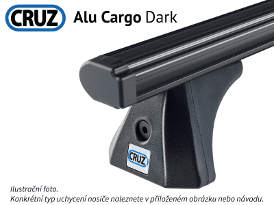 Střešní nosič Renault Kangoo Maxi 10-, Cruz Alu Cargo Dark