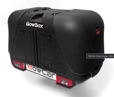 Přepravní box na tažné zařízení TowBox V2 černý