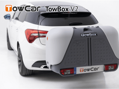 Přepravní box na tažné zařízení TowBox V2 šedý