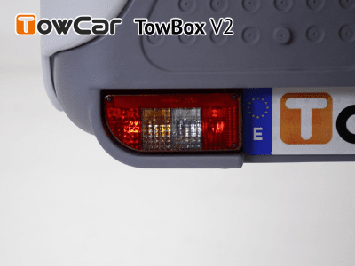 Přepravní box na tažné zařízení TowBox V2 šedý