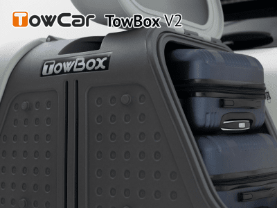 Přepravní box na tažné zařízení TowBox V2 šedý