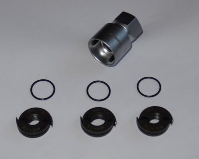 Očka na opravu závitů M12 a M14 šroubů kol, sada 4 ks - QUATROS QS14941