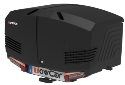 Přepravní box na tažné zařízení TowBox V3 černý, uzavřený