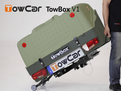 Přepravní box na tažné zařízení TowBox V1