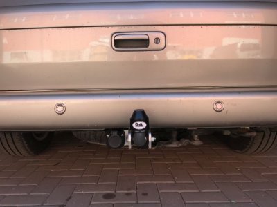 Tažné zařízení Volkswagen Transporter/Multivan 2003-2009 (T5) , pevný čep 2 šrouby, Galia