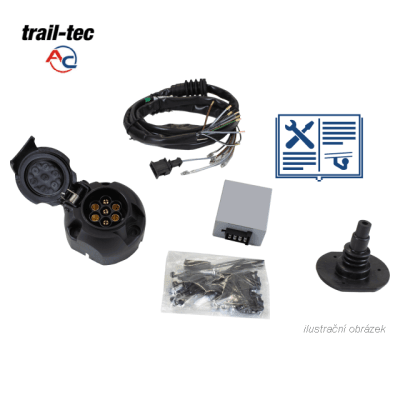Typová elektropřípojka Mercedes Benz B 2011-2015 (W246) , 7pin, TowTec