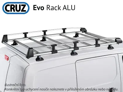 Střešní koš Fiat Scudo 22- L1H1, Cruz Evo ALU