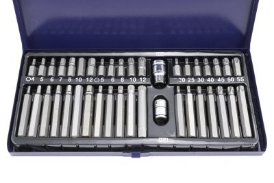 Bity Imbus, TORX a XZN, sada 40 kusů, adaptéry 1/2" a 3/8" - QUATROS QS51131