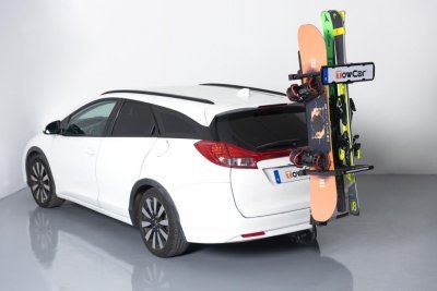 Nosič lyží TowCar Cerler - 6 párů lyží, na tažné zařízení