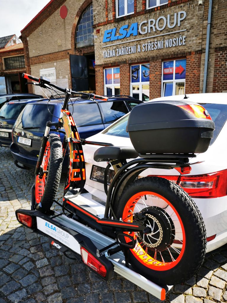Nosič motocyklu TowCar Balance - na tažné zařízení
