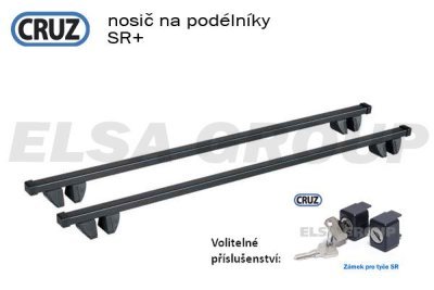 Střešní nosič na podélníky CRUZ SR+ 135